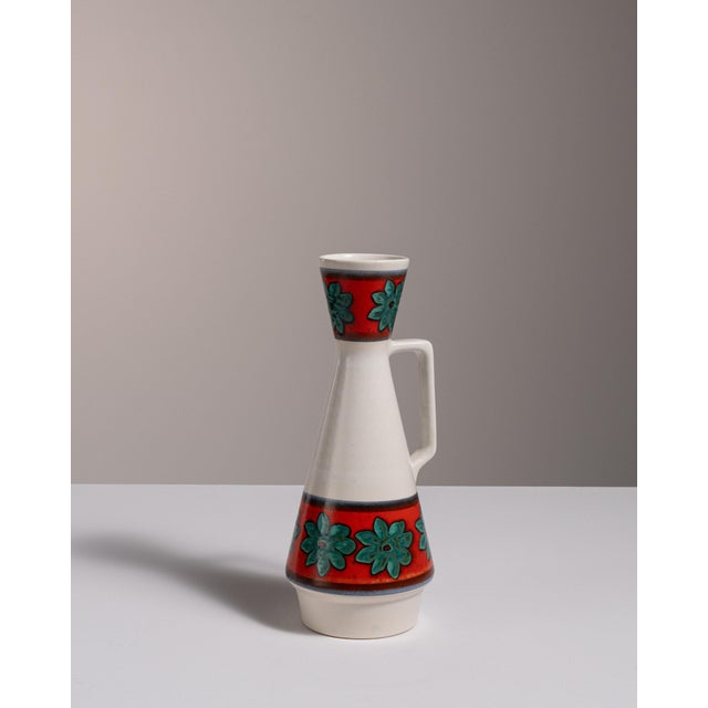 Mid 20th Century Germany White Ceramic Jar For Sale - Image 15 of 15