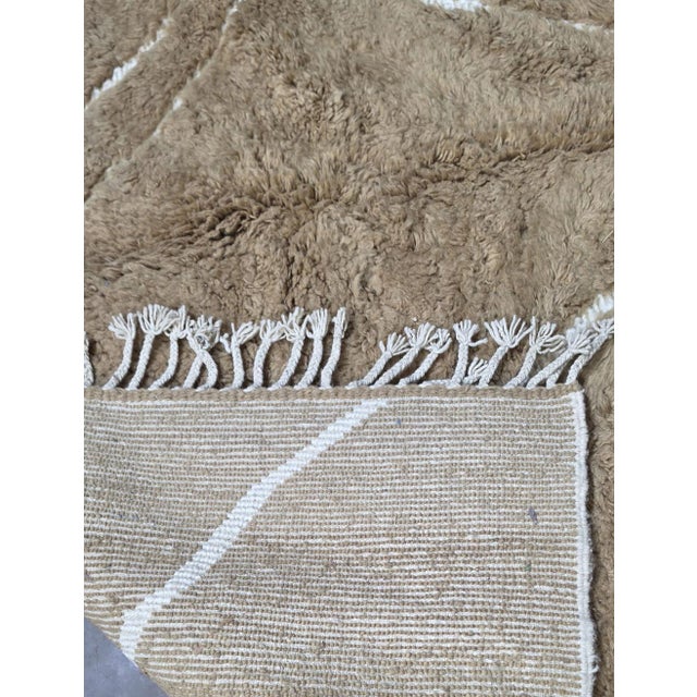 Contemporary Moroccan Wool Rug - 9.7 X 8.3 Ft For Sale In Cleveland - Image 6 of 6