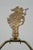Metal Mid 20th Century Heyco Brass Cut Crystal Vase Urn Table Lamp W Angel Trumpet Horn Finial 27" For Sale - Image 7 of 12