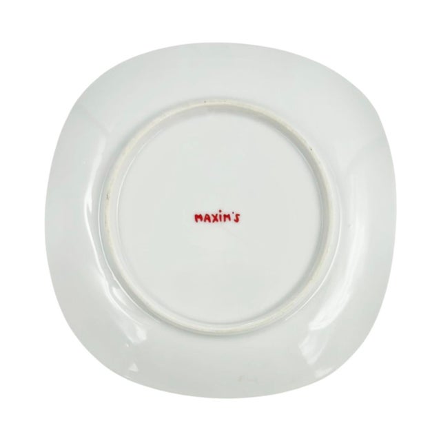 Vintage Maxim's De Paris Restaurant Sem Ashtray Dish For Sale In Washington DC - Image 6 of 9