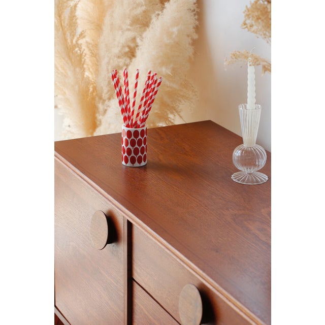 Small Scandinavian Style Sideboard from Sapele, 1960s For Sale - Image 10 of 18