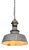 Large Grey Hanging Vented Light from Maxlume, 1950s For Sale