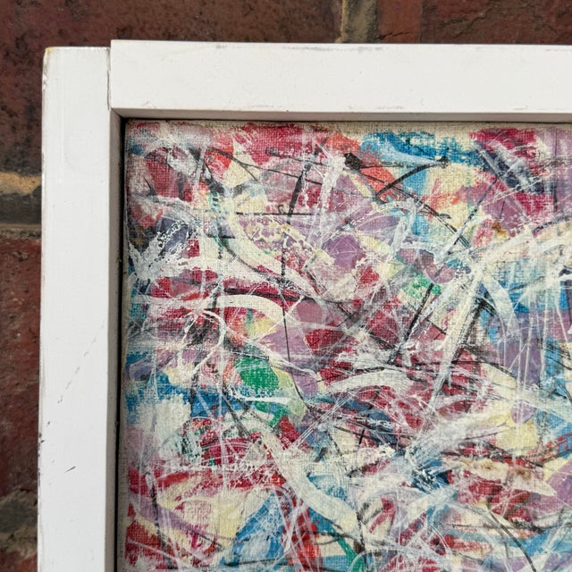 Abstract Cat #47 Abstract Painting by K. Staber For Sale - Image 3 of 5