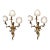 Louis XV Style Gilded Bronze Wall Lights, 19th Century For Sale