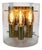 Brass and Bubble Glass Wall Lamp, Germany, 1970s For Sale