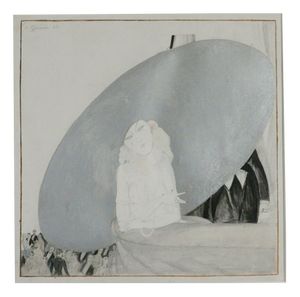 Charles Gesmar, Portrait of Jane Marnac, Gouache, Ink and Watercolour on Paper