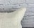 Turkish 20 x 20 Hemp Pillow Turkish Cushion Natural Grayish White Pillow Cushion Cover For Sale - Image 3 of 4