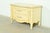 French Provincial Drexel Heritage French Provincial Louis XV Cream Lacquered Paint-Decorated Commode or Bedside Chest, 1970s For Sale - Image 3 of 12