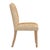 Transitional Dining Chair in Fawn Natural For Sale - Image 3 of 8