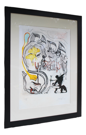 S. Dali, Angel of Dada, 1971, Lithograph, Framed