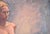 Blonde Nude Leaning on a Stool in Oil on Canvas Beautiful modern impressionist figure painting of a nude woman by bay area...