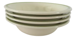 Vintage Franciscan Picnic Pattern Soup Bowls S/4