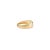 Not Yet Made - Made To Order Vintage Inspired Aquamarine Diamond Gold Signet Ring Size 5 For Sale - Image 5 of 11