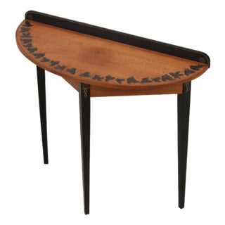 Hitchcock Early American Stenciled Console Table For Sale