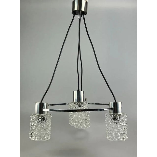 Space Age Chrome Ceiling Light, 1970s For Sale - Image 13 of 13