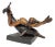 Woman on Dolphin, 1981, Copper & Pewter For Sale