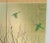 C.1970's Vintage Japanese Byobu Silk Screen Gilt Gold & Silver Leaf & Hand-Painted 4-Panel Wall Screen For Sale In West Palm - Image 6 of 12