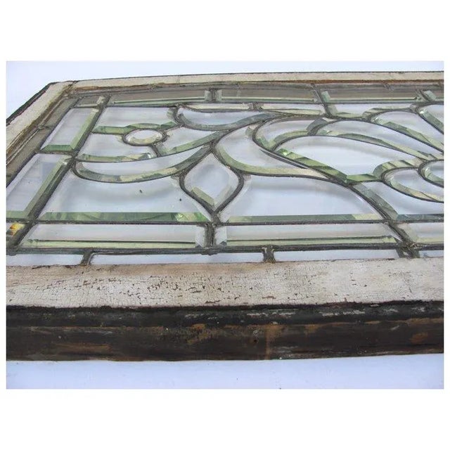Victorian Beveled Glass Window For Sale In Denver - Image 6 of 7