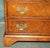 Brown George III Style Burr Elm Chest of Drawers with Brushing Slide For Sale - Image 8 of 18