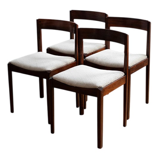 Mid-Century Italian Dining Chairs, 1960s, Set of 4 For Sale