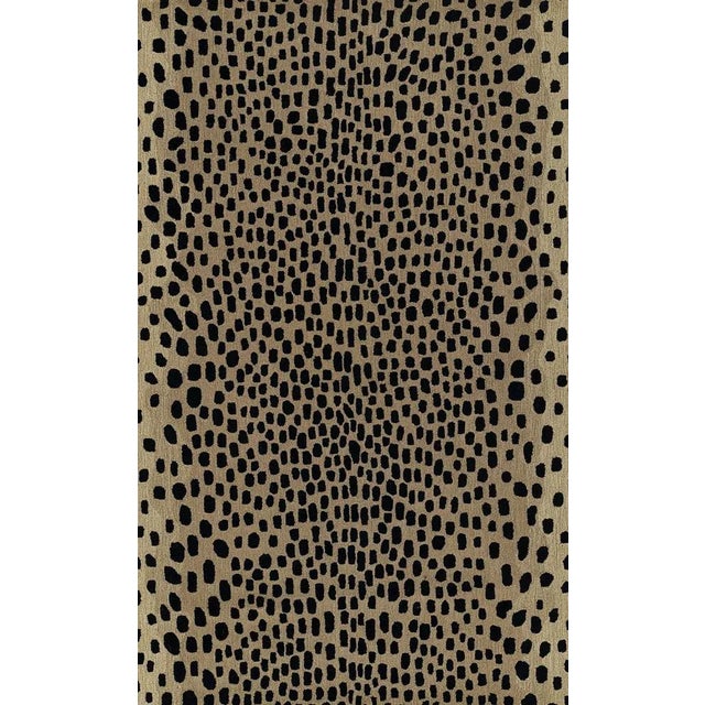 Erin Gates by Momeni Woodland Cheetah Beige Hand Tufted Wool Area Rug 7'9" X 9'9" For Sale - Image 10 of 10