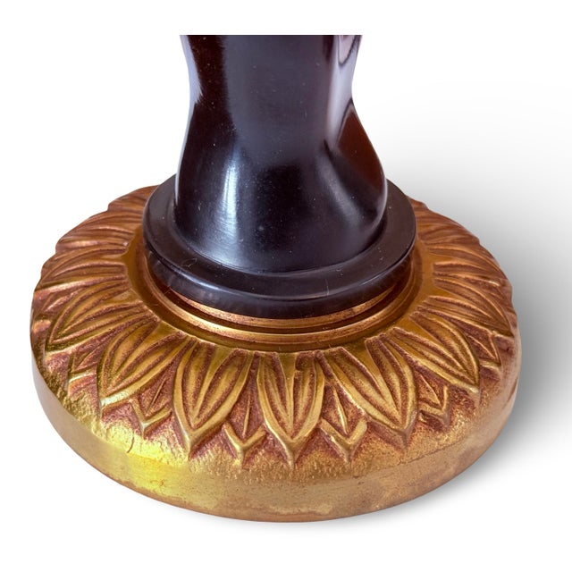 Art Deco c.1950 French Gilt-Bronze Hand-Form Wall Sconces Maison Charles - a Pair For Sale - Image 3 of 6