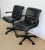 Set of Leather Office Chairs attributed to Richard Sapper for Knoll Inc. / Knoll International, 1979 For Sale - Image 3 of 18