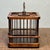 Chinoiserie Vintage Chinese Rosewood Cricket Cage | Small Square Hanging Box | Asian Chinoiserie Decor For Sale - Image 3 of 10