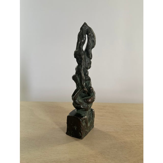 1960s Mid-Century Bronze Abstract Sculpture, 1960s For Sale - Image 5 of 7