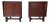 A Pair of Refinished Mid Century Modern Nightstands by Cavalier Furniture. Circa 1960s. For Sale