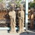 Stone Vintage Stone Geisha Garden Statue For Sale - Image 7 of 9