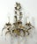 Hollywood Regency Mid Century Italian Tole Overflowing Crystal Wall Sconces- a Pair For Sale - Image 3 of 12