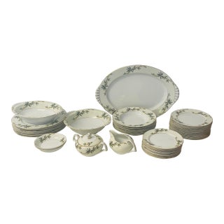 Vintage Bali Hai Kent Japanese Porcelain Dinnerware - 31 pcs For Sale