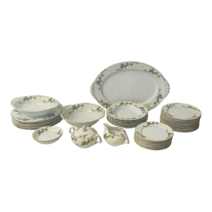 Vintage Bali Hai Kent Japanese Porcelain Dinnerware - 31 pcs