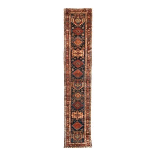 1920s Persian Karaja Runner Rug For Sale