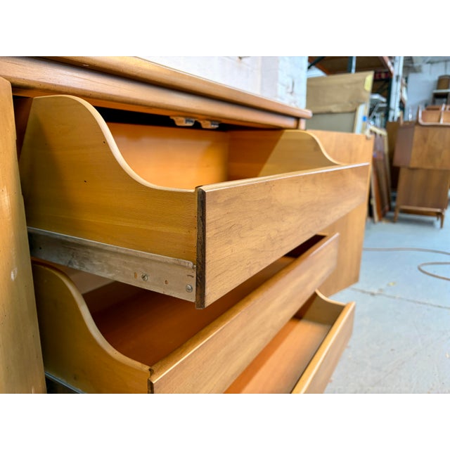 Vintage Lowboy Dresser by White Furniture Co For Sale - Image 11 of 14