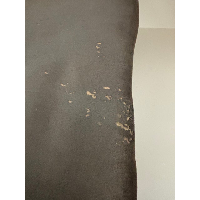 Antique French Low Stool / Antique French Kneeling Stool / Antique French Upholstered Footstool For Sale - Image 15 of 17