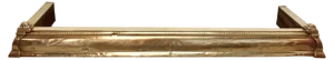 Victorian Brass Fender, 1880s