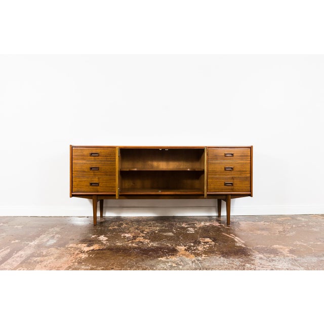 Wood Vintage Sideboard from BFM, Poland, 1964 For Sale - Image 7 of 18