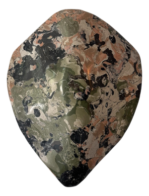 Contemporary Scagliola Faux Tortoise Shell Wall Sculpture