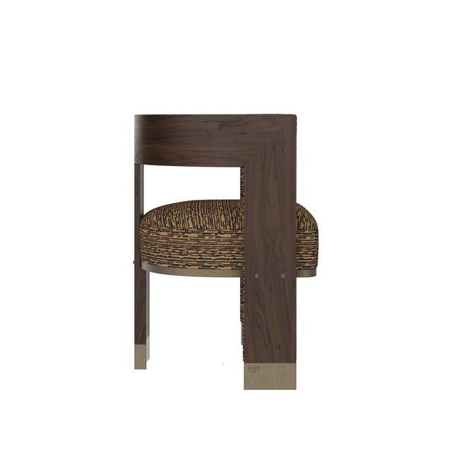 Contemporary Brooklyn Dining Chairs by Porus Studio, Set of 4 For Sale - Image 3 of 14