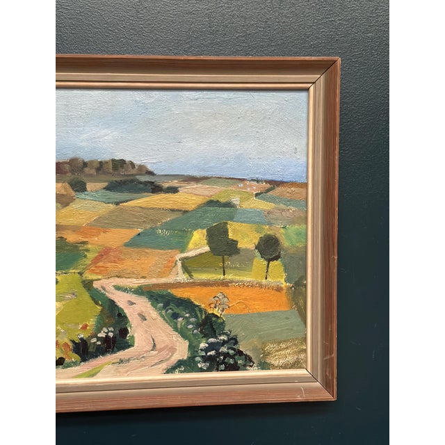Tage Gavik, Landscape, 1950s, Oil Painting on Panel, Framed For Sale - Image 5 of 18