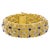 3 Carat Sapphire &amp; 2 Carat Diamond Bracelet In 18 Karat Yellow Gold 116 Gm 7.5" A spectacular jewelry piece. This...