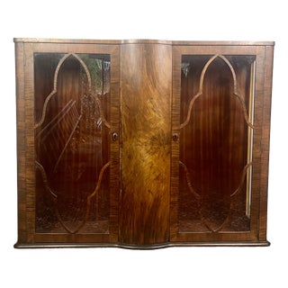 Vintage Art Deco Cocktail Cabinet in Walnut, 1930s For Sale
