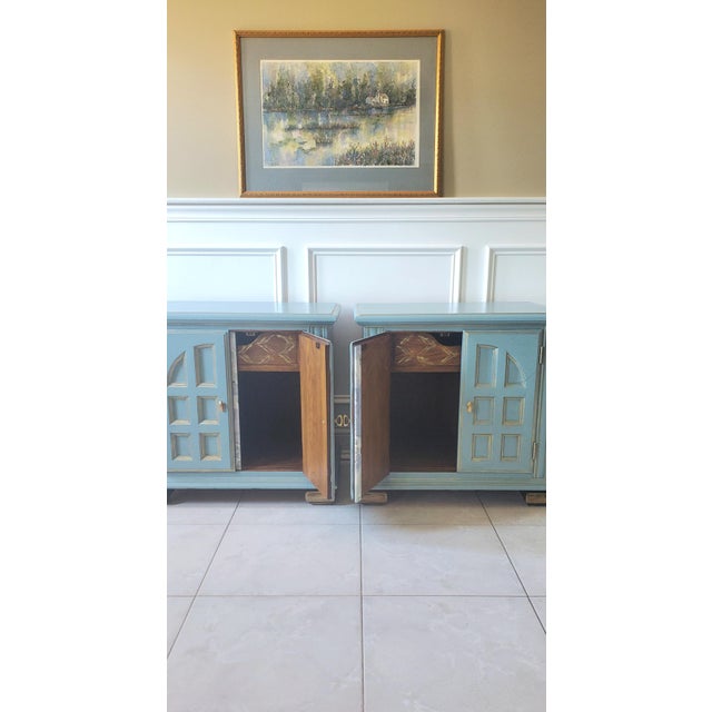 Spanish Mediterranean Nightstands - a Pair For Sale In New York - Image 6 of 10