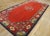 Textile Excellent Red Color With Special Asymmetric Knots and Floral Design Antique Chinese Peking Rug For Sale - Image 7 of 10