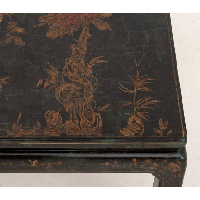 Chinese Gilt-Decorated and Lacquered Wood Low Table For Sale In New York - Image 6 of 11