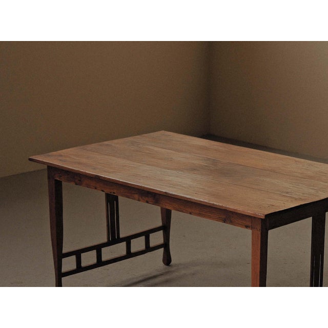 Arts and Crafts Oak Table, 1900 For Sale - Image 14 of 17