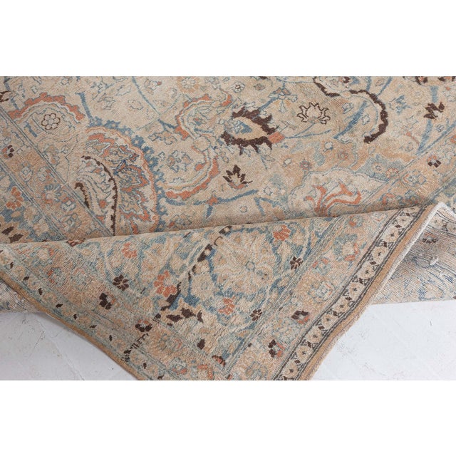 1920s Fine 1920s Persian Khorassan Handmade Wool Rug For Sale - Image 5 of 10