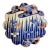 Vintage Fukagawa Seiji Imari Porcelain Scalloped Charger Dish, Hand Painted For Sale